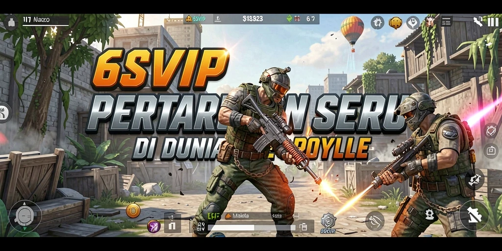Gameplay seru di 6SVIP dengan aksi Battle Royale yang intens.