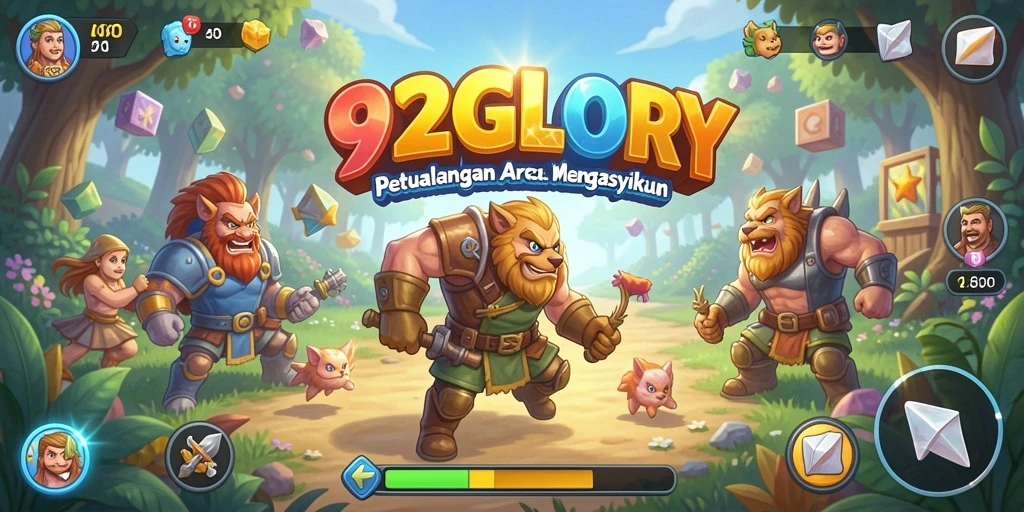 Gameplay seru dalam 92GLORY dengan berbagai tantangan menarik.