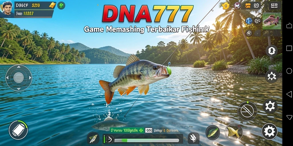 Tangkapan ikan menakjubkan dalam gameplay DNA777 yang menantang.
