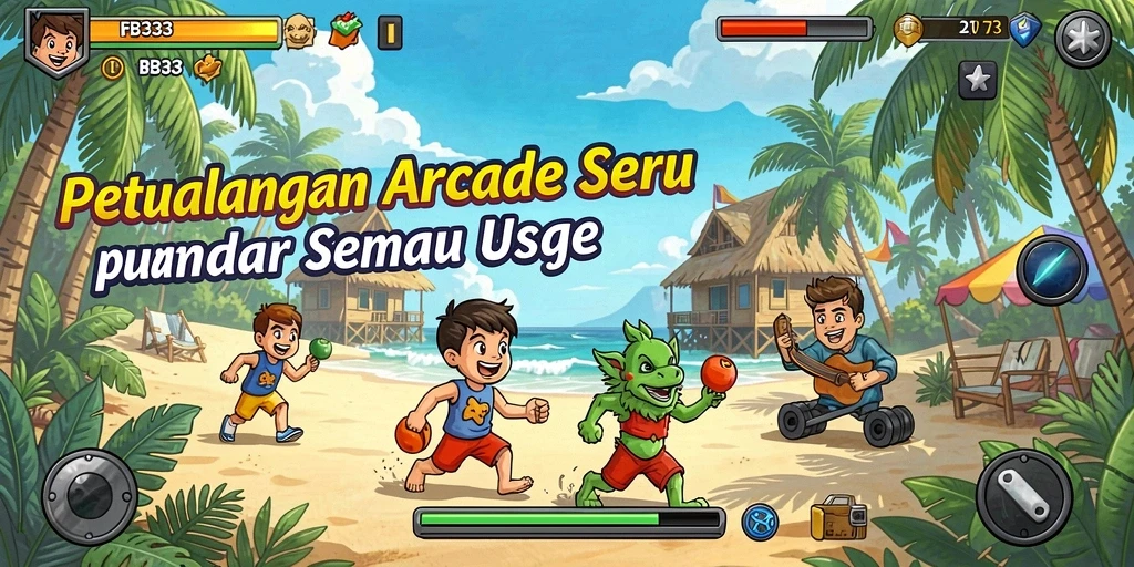 Tampilan gameplay FB333 yang seru dan dinamis dalam setiap level.