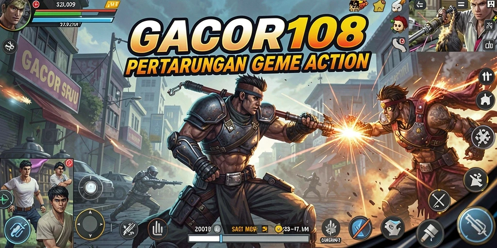 Tampilan gameplay GACOR108 yang mendebarkan dan penuh aksi.