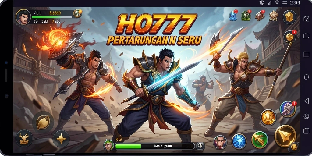 Tampilan gameplay Fighting yang mendebarkan di HO777.