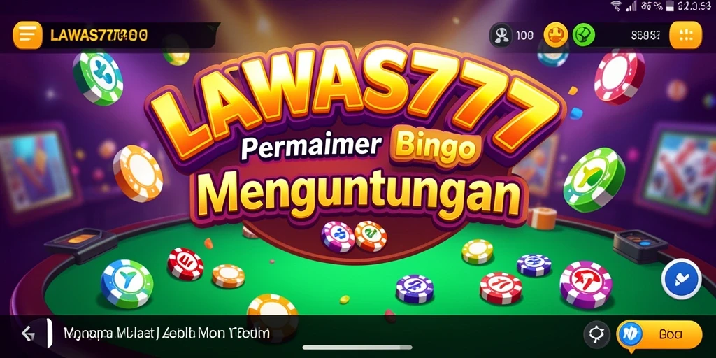 Tampilan gameplay seru LAWAS777 dengan suasana Bingo yang mengasyikkan.