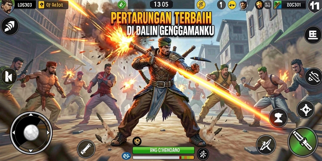 Tampilan gameplay seru di LOS303 dengan aksi pertarungan yang intens.