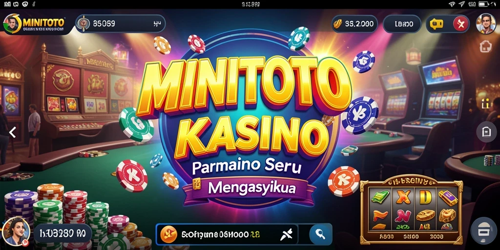 Tampilan gameplay seru dari MINITOTO dengan berbagai permainan kasino.