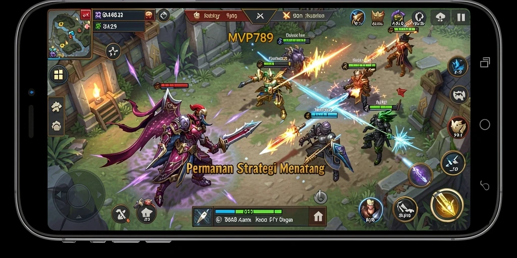 Tangkapan layar gameplay MVP789 yang menunjukkan aksi strategis yang mendebarkan.