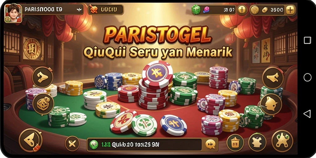 Tampilan gameplay seru dari PARISTOGEL QiuQiu.