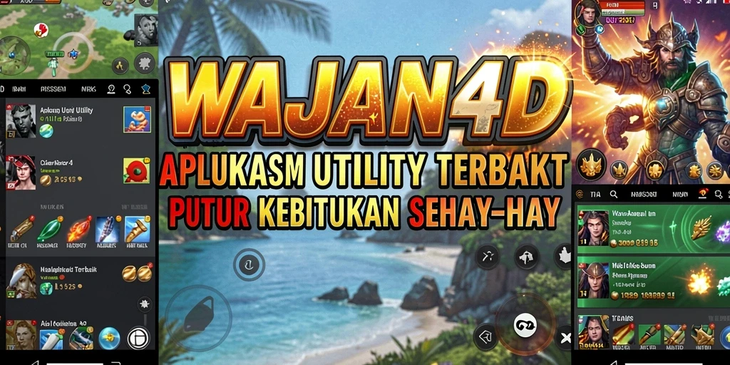 Tampilan utama WAJAN4D yang interaktif dan intuitif.